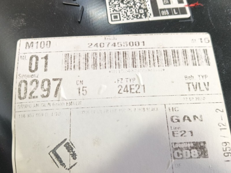 Recambio de guarnecido puerta delantera izquierda para volkswagen id.4 (e21) pro eléctrico referencia OEM IAM   