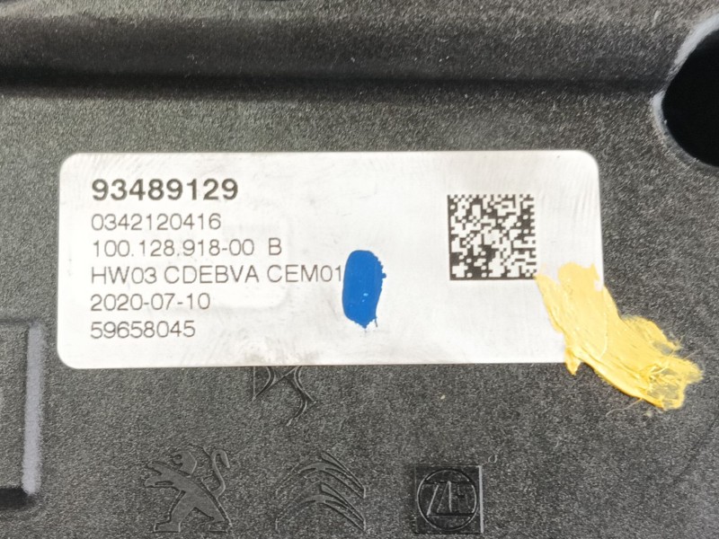 Recambio de pomo palanca cambio para opel corsa f (p2jo) corsa-e (68) referencia OEM IAM  93489129 