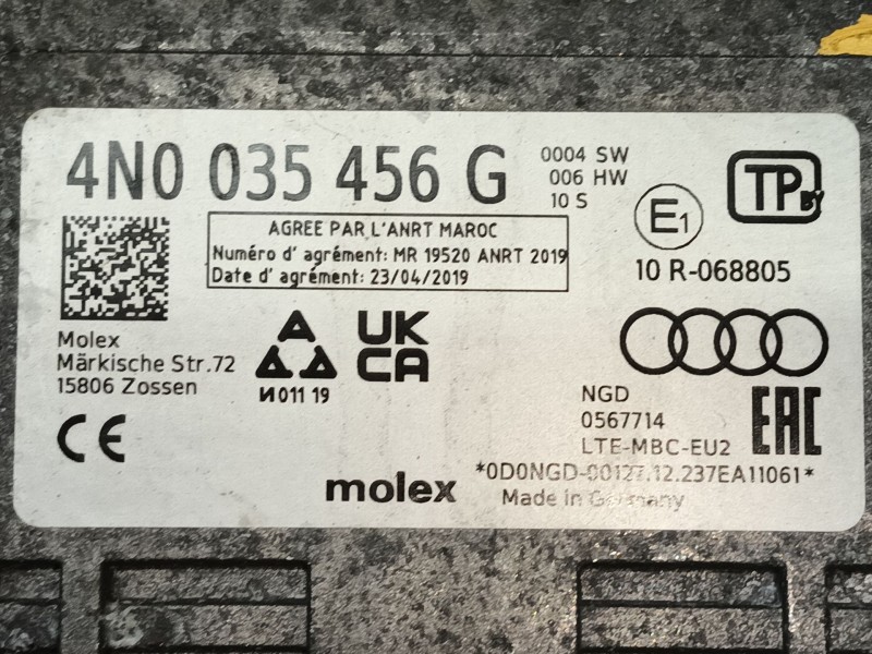 Recambio de modulo electronico para volkswagen id.4 (e21) pro eléctrico referencia OEM IAM   