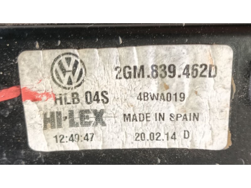 Recambio de elevalunas trasero derecho para volkswagen t-cross (c11, d31) 1.0 tsi referencia OEM IAM   