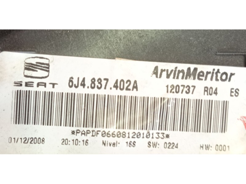 Recambio de elevalunas delantero derecho para seat ibiza iv (6j5, 6p1) 1.9 tdi referencia OEM IAM   