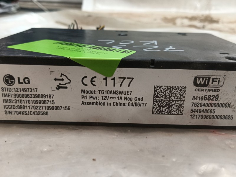 Recambio de modulo electronico para opel astra k (b16) 1.4 turbo (68) referencia OEM IAM   