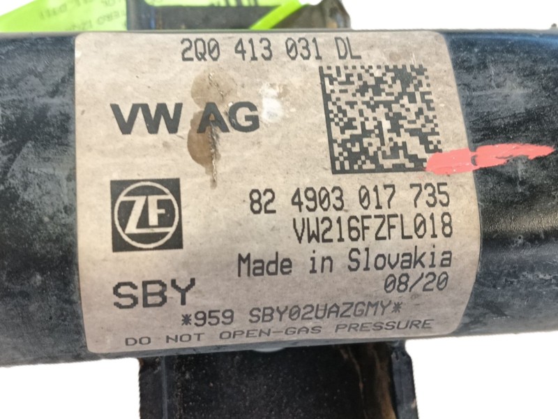 Recambio de amortiguador delantero izquierdo para volkswagen t-cross (c11, d31) 1.0 tsi referencia OEM IAM 2Q0413031DL  