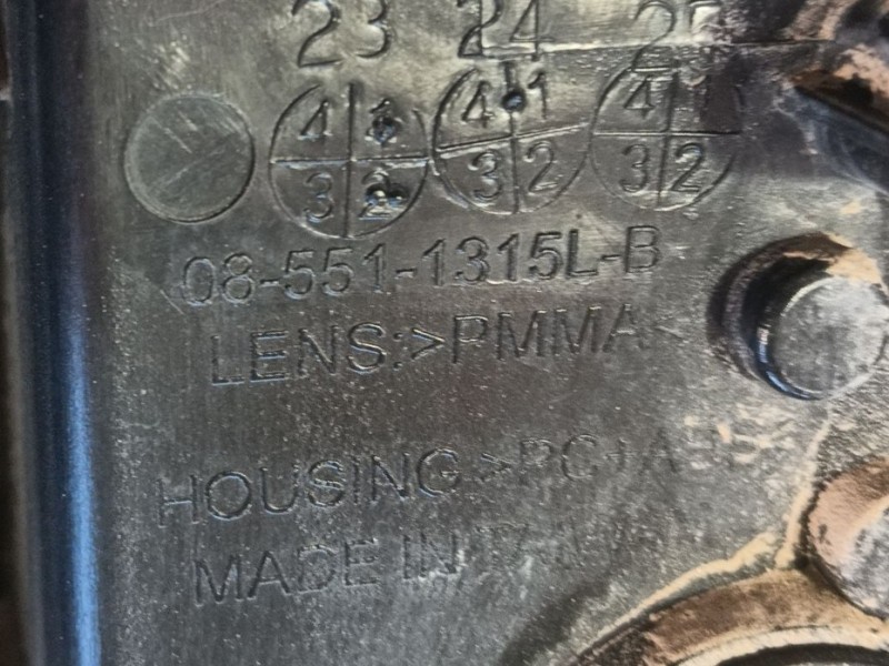 Recambio de piloto trasero izquierdo interior para opel vivaro b furgoneta (x82) 1.6 cdti (05) referencia OEM IAM   