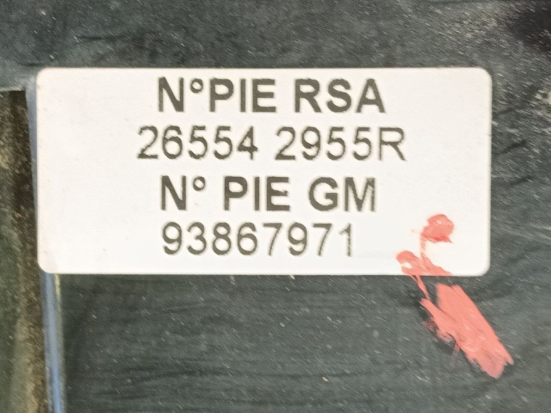 Recambio de piloto trasero derecho interior para opel vivaro b furgoneta (x82) 1.6 cdti (05) referencia OEM IAM   