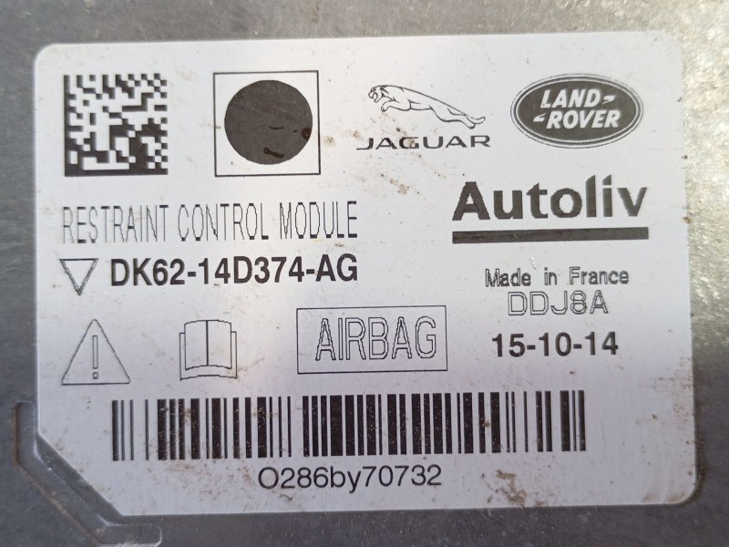 Recambio de centralita airbag para land rover range rover sport ii (l494) 4.4 sdv8 4x4 referencia OEM IAM   