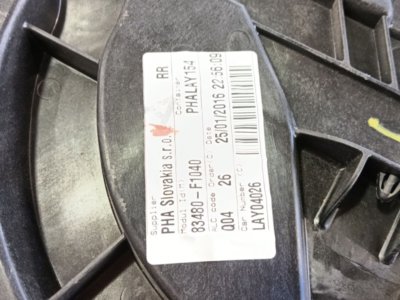 Recambio de elevalunas trasero derecho para kia sportage iv (ql, qle) 1.7 crdi referencia OEM IAM   