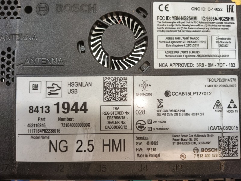 Recambio de modulo electronico para opel astra k (b16) 1.4 turbo (68) referencia OEM IAM   