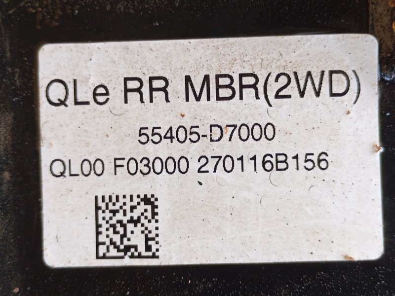 Recambio de puente trasero para kia sportage iv (ql, qle) 1.7 crdi referencia OEM IAM  55410D7000 