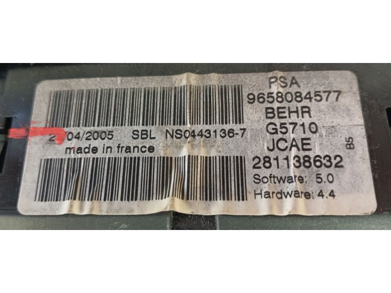 Recambio de mando calefaccion / aire acondicionado para citroën c4 coupé (la_) 1.6 16v referencia OEM IAM   