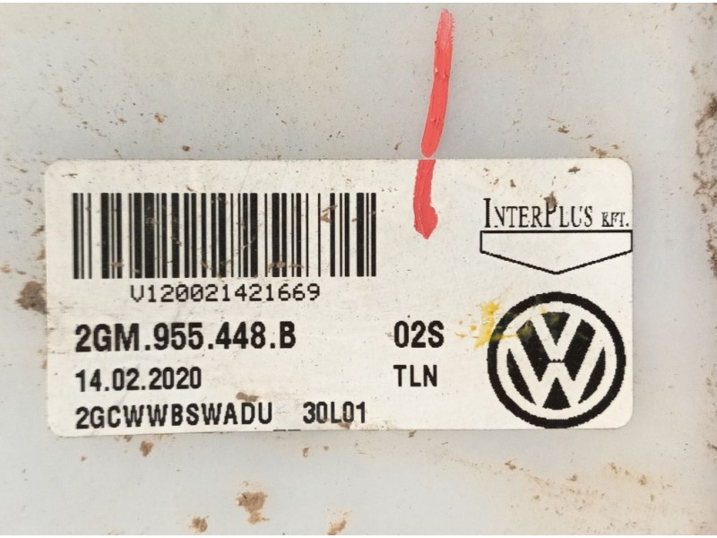 Recambio de deposito limpia para volkswagen t-cross (c11, d31) 1.0 tsi referencia OEM IAM 2GM955453C  