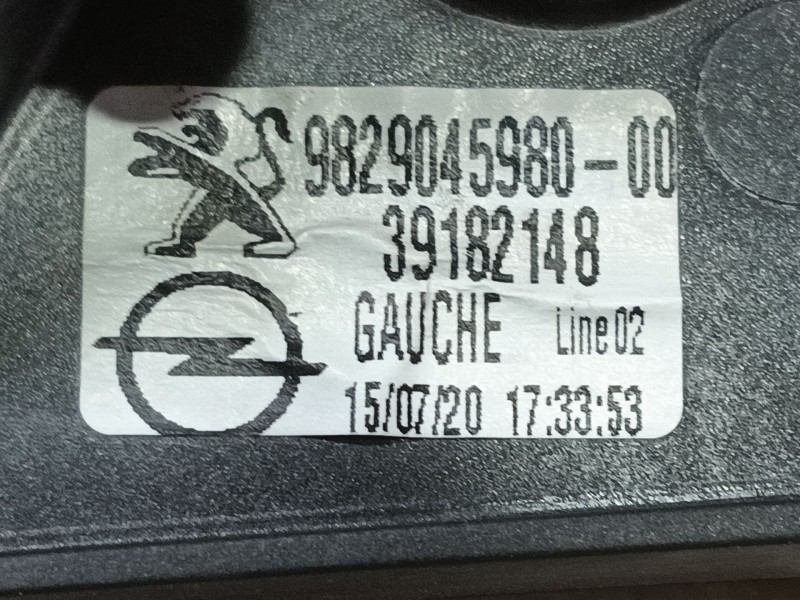 Recambio de elevalunas trasero izquierdo para opel corsa f (p2jo) corsa-e (68) referencia OEM IAM   