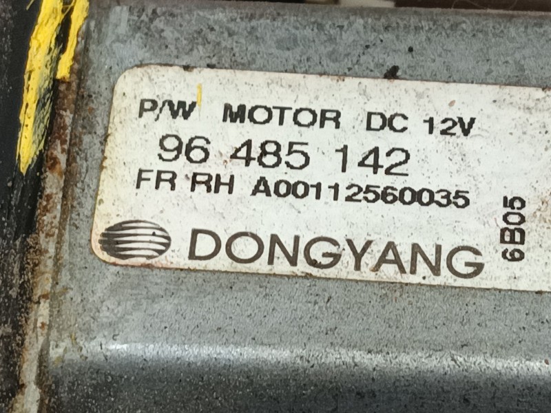 Recambio de elevalunas delantero derecho para chevrolet matiz (m200, m250) 0.8 referencia OEM IAM  96485142 