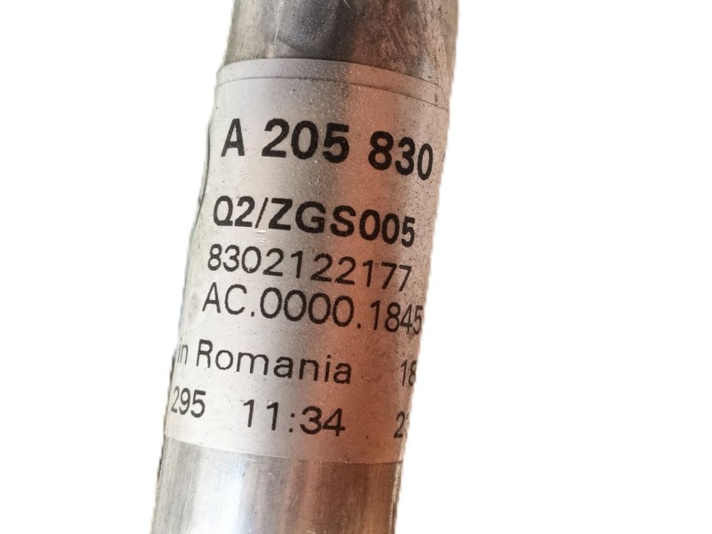 Recambio de tubos aire acondicionado para mercedes-benz clase c (w205) c 180 bluetec / d (205.036) referencia OEM IAM A205830720