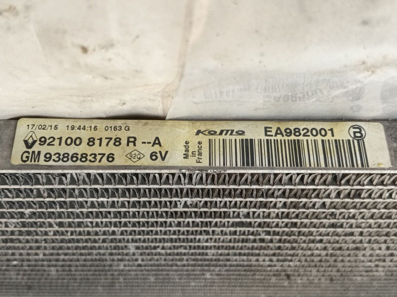 Recambio de condensador aire acondicionado para opel vivaro b furgoneta (x82) 1.6 cdti (05) referencia OEM IAM 93868376  