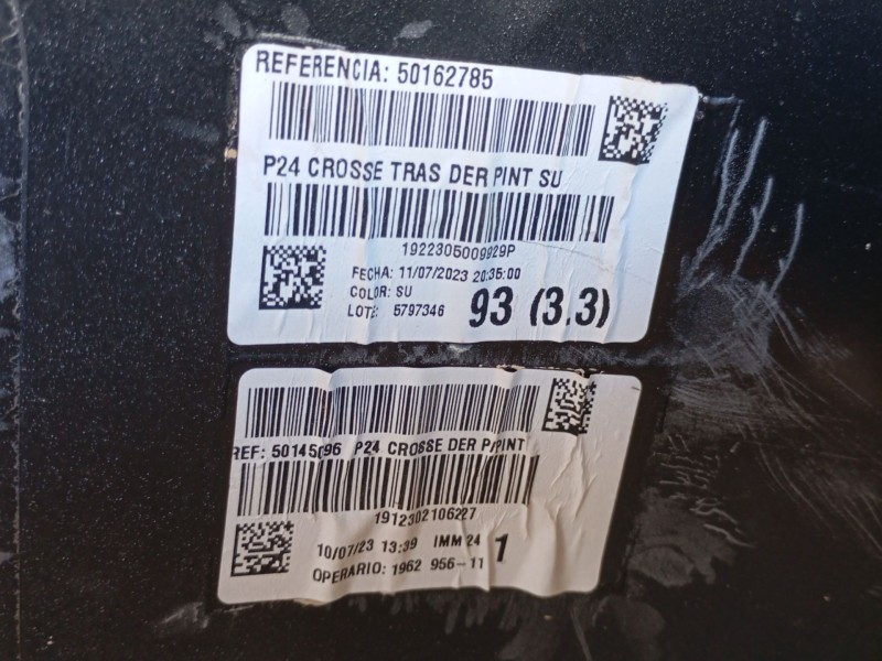 Recambio de paragolpes trasero para peugeot 2008 ii (ud_, us_, uy_, uj_, ur_, uc_) 1.2 puretech 130 referencia OEM IAM  50162785