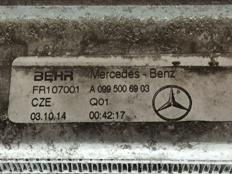 Recambio de radiador agua para mercedes-benz clase c (w205) c 180 bluetec / d (205.036) referencia OEM IAM A0995006903 FR107001 