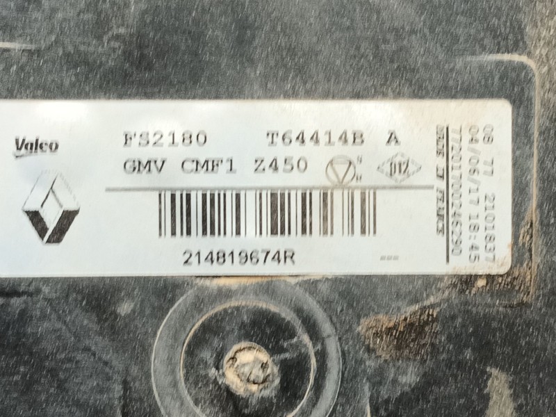 Recambio de electroventilador para renault scénic iv (j9_) 1.2 tce 130 referencia OEM IAM   