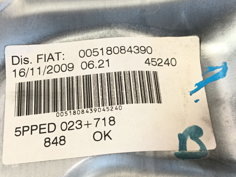 Recambio de elevalunas trasero derecho para lancia musa (350_) 1.4 (350.axf1a) referencia OEM IAM   