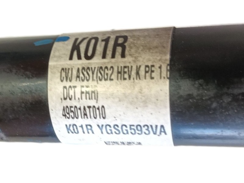 Recambio de transmision delantera derecha para kia niro (c5p11) 1.6 hev referencia OEM IAM 49501AT010  