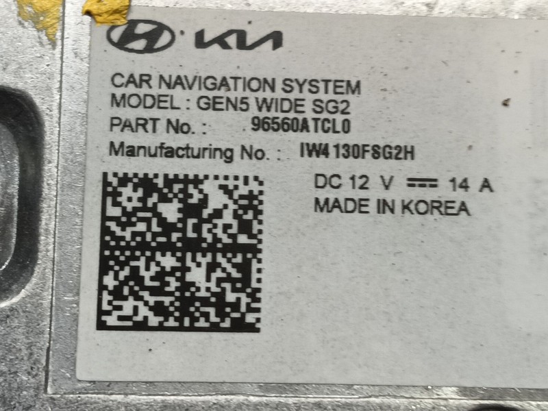 Recambio de sistema navegacion gps para kia niro (c5p11) 1.6 hev referencia OEM IAM 96560ATCL0  