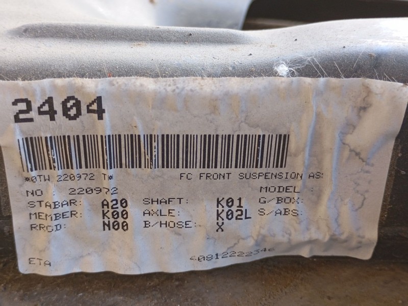 Recambio de cuna motor para kia niro (c5p11) 1.6 hev referencia OEM IAM   