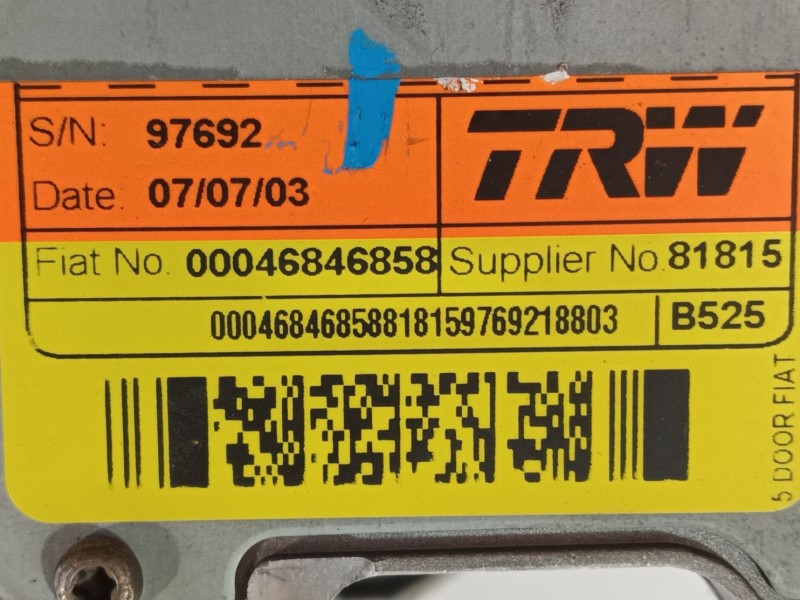 Recambio de columna direccion para fiat stilo (192_) 1.9 jtd (192_xe1a) referencia OEM IAM 0000071739896  