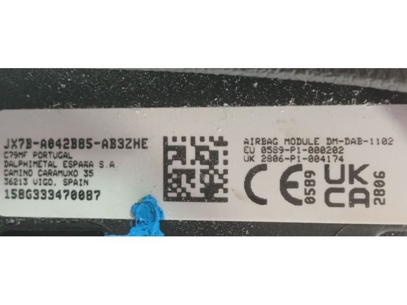 Recambio de airbag delantero izquierdo para ford focus iv (hn) 1.0 ecoboost mhev referencia OEM IAM 2357360  