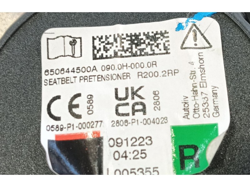 Recambio de cinturon seguridad trasero derecho para ford focus iv (hn) 1.0 ecoboost mhev referencia OEM IAM 2770017  