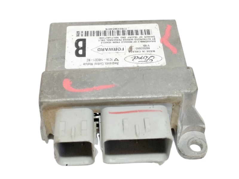 Recambio de centralita airbag para ford transit mod.2000 caja abierta ft 330 2.4 medio referencia OEM IAM 1C1A14B321BC  