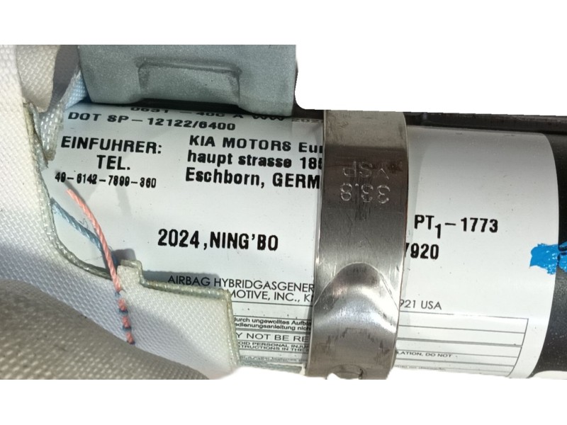 Recambio de airbag cortina delantero izquierdo para kia niro (c5p11) 1.6 hev referencia OEM IAM 80410AT000  