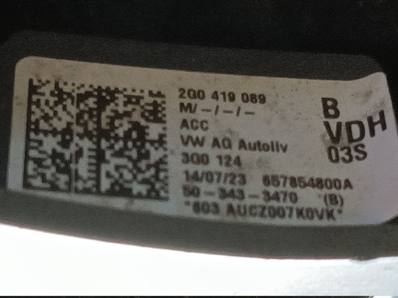 Recambio de volante para volkswagen t-cross (c11, d31) 1.0 tsi referencia OEM IAM   