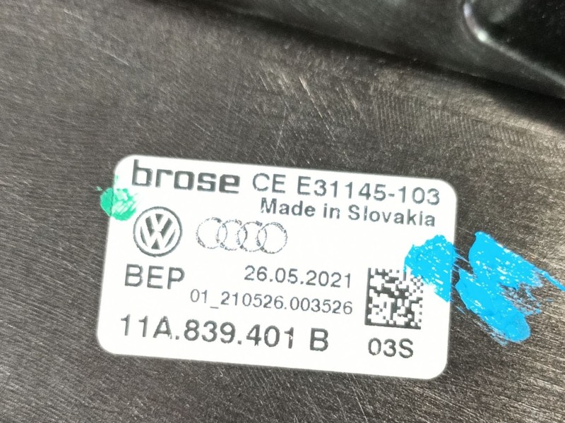 Recambio de elevalunas trasero izquierdo para volkswagen id.4 (e21) performance referencia OEM IAM 11A839461E  