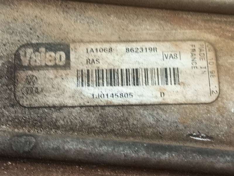 Recambio de intercooler para volkswagen golf iv (1j1) 1.9 tdi referencia OEM IAM 1J0145803G 1J0145805 