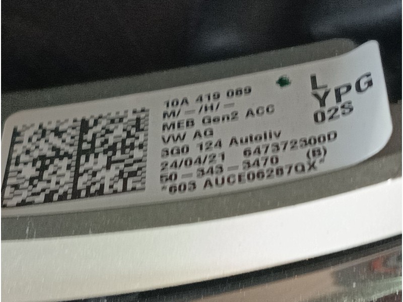 Recambio de volante para volkswagen id.4 (e21) performance referencia OEM IAM   