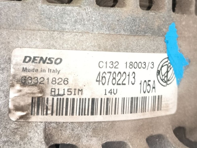 Recambio de alternador para fiat stilo (192_) 1.9 jtd (192_xe1a) referencia OEM IAM 0000051859052 / 0000071794807  