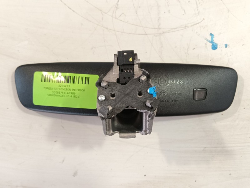 Recambio de espejo retrovisor interior para volkswagen id.4 (e21) performance referencia OEM IAM 3G0857511AN9B9  