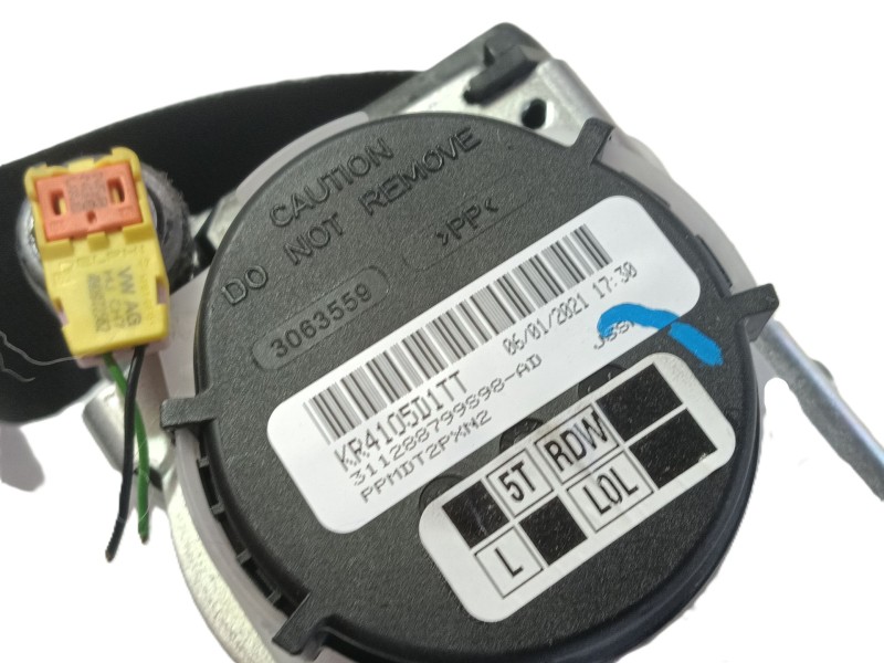 Recambio de cinturon seguridad trasero izquierdo para volkswagen id.4 (e21) performance referencia OEM IAM 11A857805FRAA  