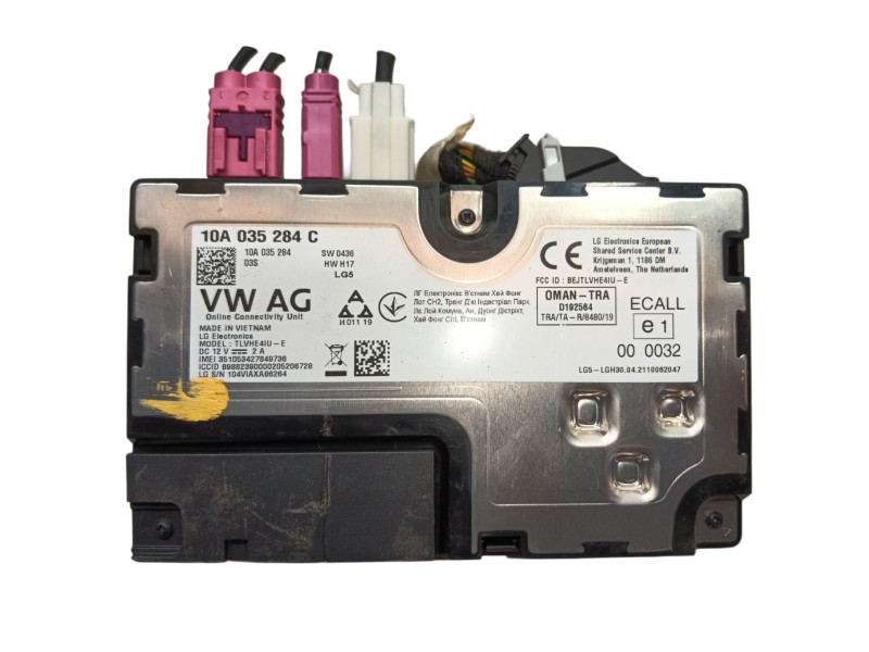 Recambio de modulo electronico para volkswagen id.4 (e21) performance referencia OEM IAM 10A035284C  