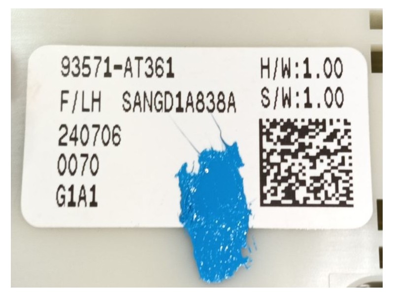 Recambio de mando elevalunas delantero izquierdo para kia niro (c5p11) 1.6 hev referencia OEM IAM 93571AT201  