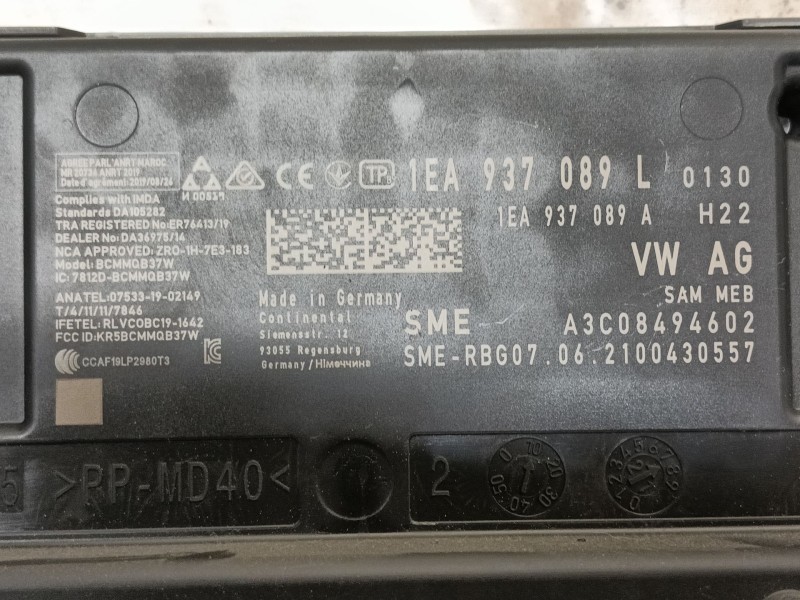 Recambio de modulo electronico para volkswagen id.4 (e21) performance referencia OEM IAM   