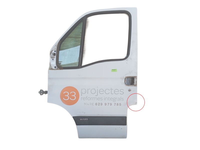 Recambio de puerta delantera izquierda para nissan interstar autobús (x70) dci 115 referencia OEM IAM 8010100QAH  