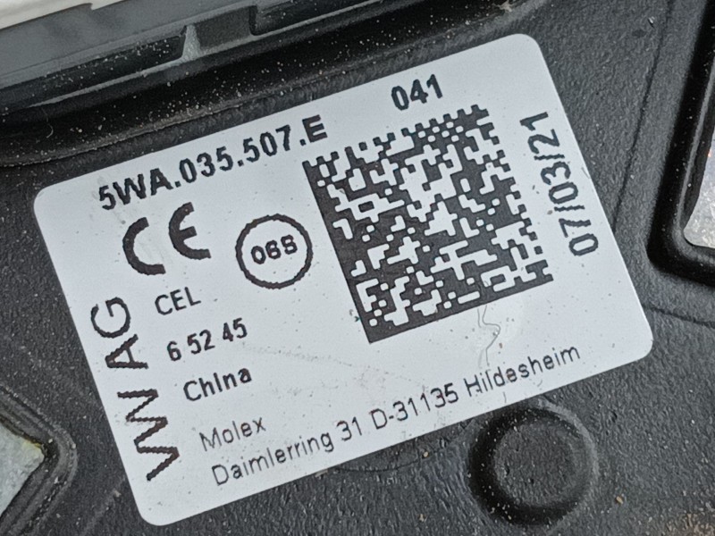 Recambio de modulo electronico para volkswagen id.4 (e21) performance referencia OEM IAM 1EA035741G  