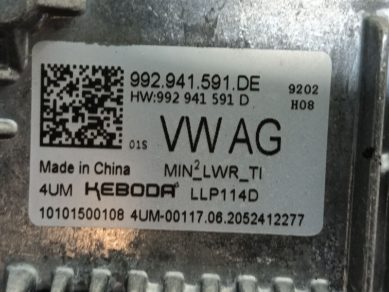 Recambio de modulo electronico para volkswagen id.4 (e21) performance referencia OEM IAM 992941591DE  