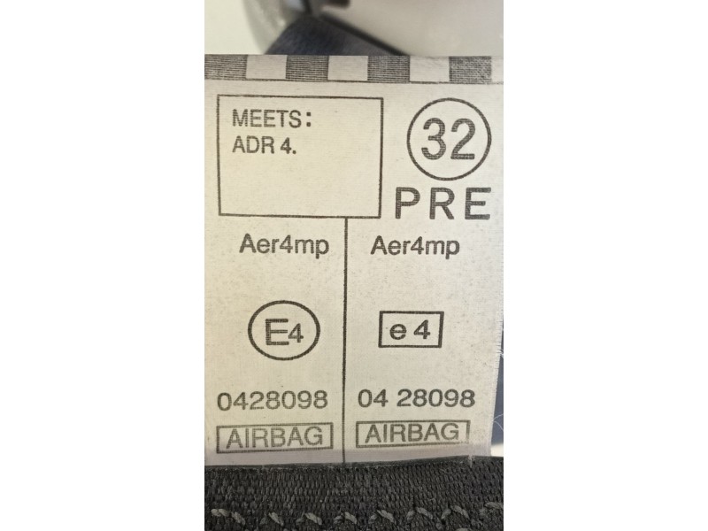 Recambio de cinturon seguridad delantero derecho para toyota yaris (_p1_) 1.0 (scp10_) referencia OEM IAM 7321052031C1  