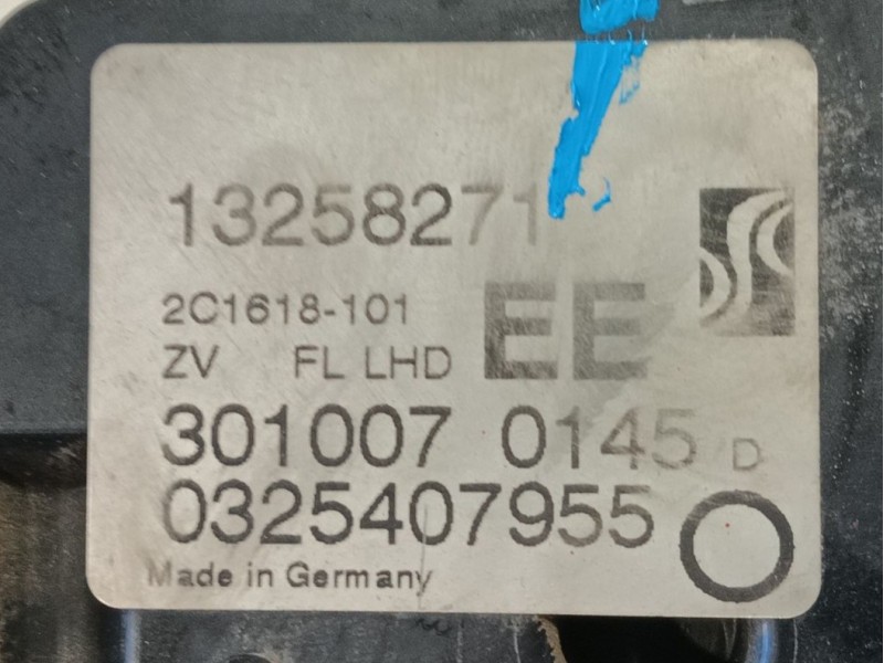 Recambio de cerradura puerta delantera izquierda para opel corsa d (s07) 1.3 cdti (l08, l68) referencia OEM IAM 13258270  