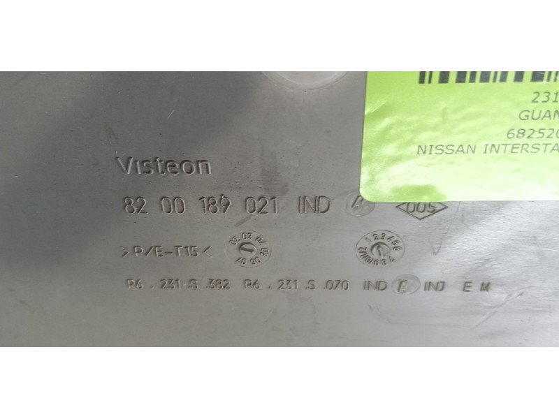 Recambio de guantera para nissan interstar autobús (x70) dci 115 referencia OEM IAM 6825200QAF  