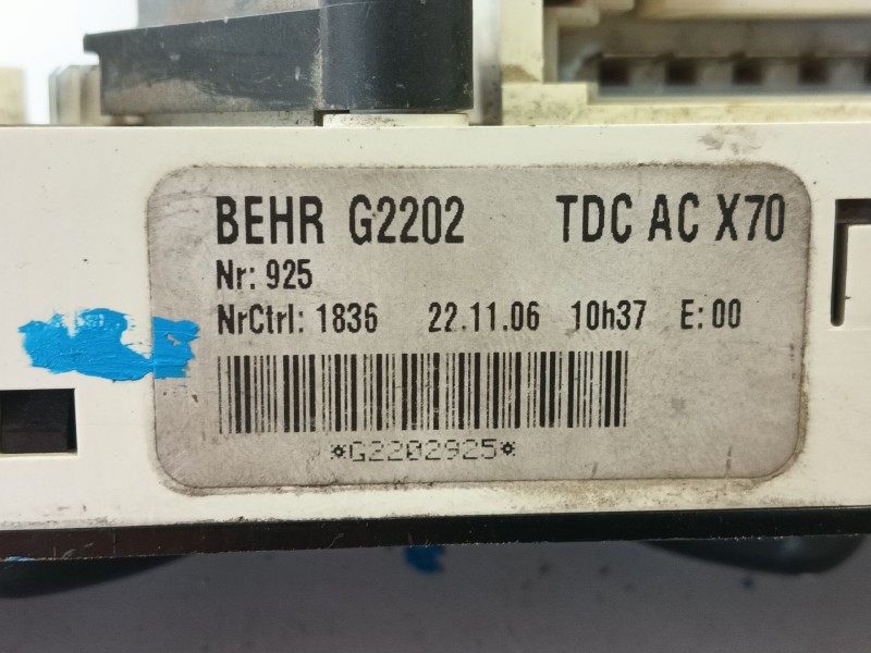 Recambio de mando calefaccion / aire acondicionado para nissan interstar autobús (x70) dci 115 referencia OEM IAM   