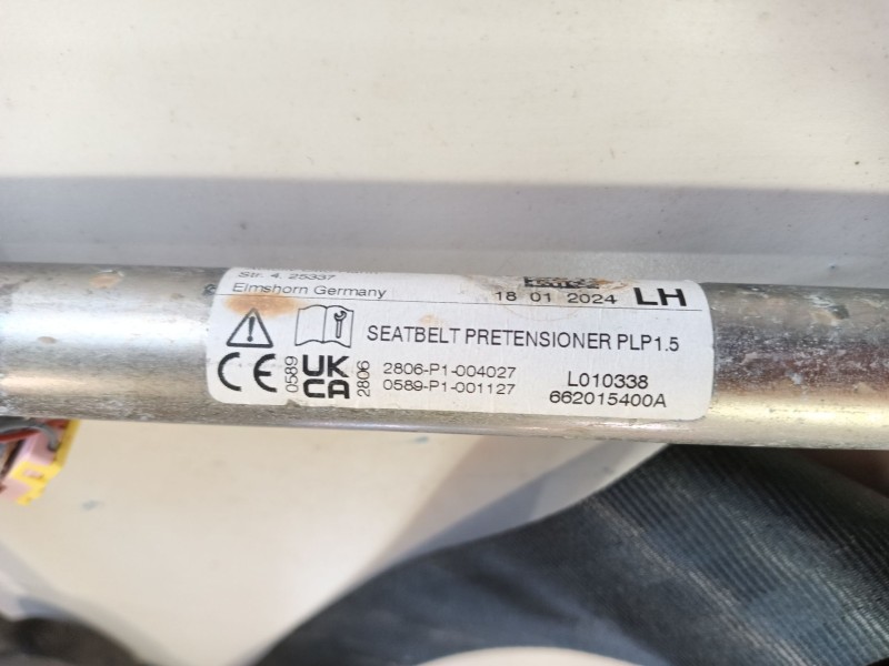 Recambio de cinturon seguridad delantero izquierdo para volkswagen id.4 (e21) pro eléctrico referencia OEM IAM 11B857705MRAA  