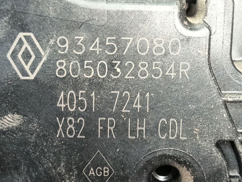 Recambio de cerradura puerta delantera izquierda para opel vivaro b furgoneta (x82) 1.6 cdti (05) referencia OEM IAM 93867650  